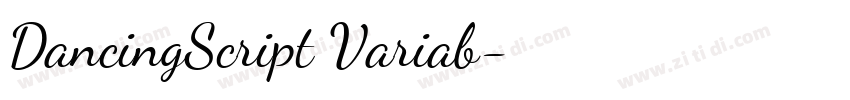 DancingScript Variab字体转换